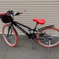 自転車 クロスバイク24インチ
