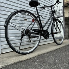 ☆前後タイヤ新古品☆ 26型 6S LEDオートライトシティーサイクル 防犯