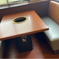 飲食店 無煙ロースターテーブル 1セット
