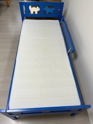最終値下げ！！IKEA 子ども用ベッド　マットレス付きですぐに使えます！