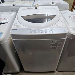 リサイクルショップどりーむ荒田店 No11660　処分特価！　東芝　洗濯機　2018年製　容量5.0㎏　※外置きで使用の為、日焼けあり(´;ω;｀)