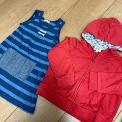 90 女の子　
子供服　の画像