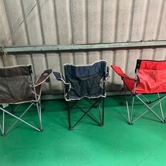 アウトドアチェア　ラウンジチェア　3脚セット②の画像