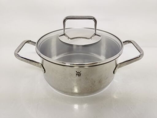 WMF TRANSTHERM 両手鍋 20㎝ ガラス蓋 ドイツ製 　/HJ-0060 2F