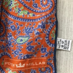 ハンカチ　イタリア製（PETER MILLAR）の画像