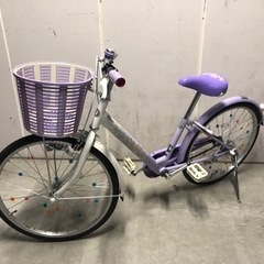 子ども用自転車　エコパル　22インチ　　紫色の画像