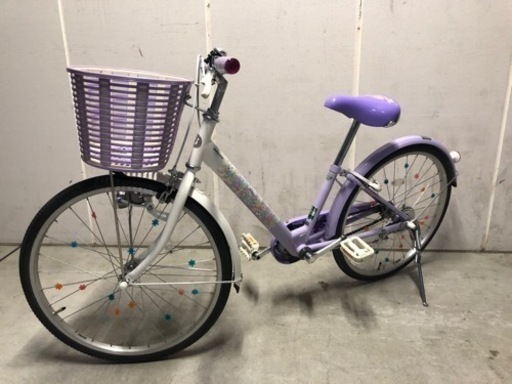 子ども用自転車　エコパル　22インチ　　紫色