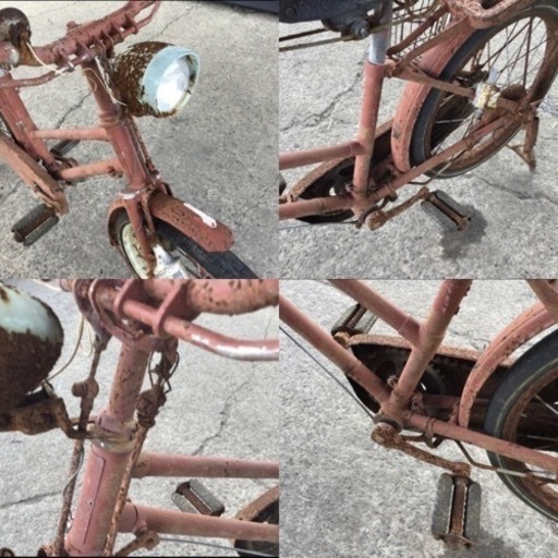 276☆岐阜発 ④時代物/昭和レトロ/子供用自転車/メーカー等不明