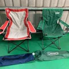 コールマン（Coleman） キャンプ 椅子 折りたたみ カップホルダー付き リゾートチェア　2脚セットの画像
