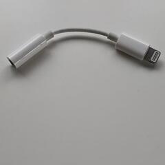 iPhoneイヤホン2in1アダプターの画像