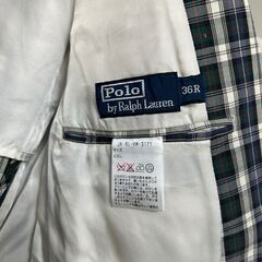ラルフローレン   ビンテージ　ジャケット　チェック　サイズМ  メンズの画像