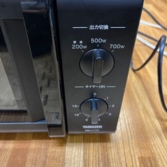 決まりました！YAMAZEN 電子レンジ MW-Y177 60Hz専用　2019年製の画像