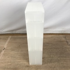 【新品未使用品】無地良品　ポリプロピレン　ストッカー　キャスター付②の画像