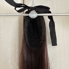 部分ウィッグ　つけ毛　ロングヘアーの画像