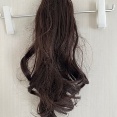 部分ウィッグ　つけ毛　ロングヘアーの画像