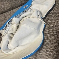 園児カラー帽子青の画像