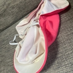 園児カラー帽子ピンクの画像