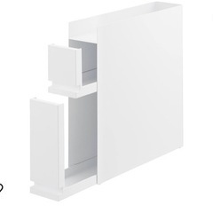 山崎実業 隠せる調味料ラック 2段の画像