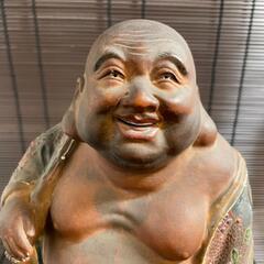 『布袋』九谷焼　仏像　高さ20cm 七福神の画像