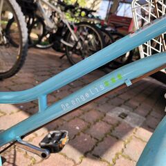 女の子用　自転車　水色　20インチの画像