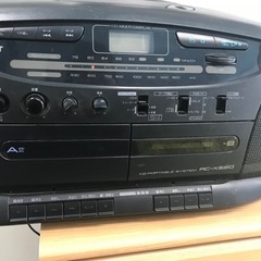 ビクター　CD テープ　ラジオ　ラジカセの画像