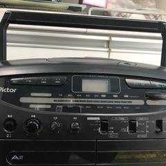 ビクター　CD テープ　ラジオ　ラジカセの画像