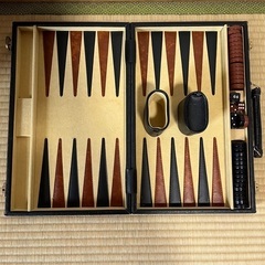 高級バックギャモンボード　解説本付き