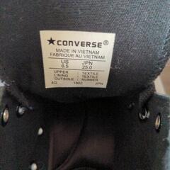 受け渡し予定者決まりました ALLSTAR　CONVERSE　２５センチ　新品購入後　2回着用の画像