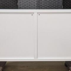 BESTA収納キャビネット(IKEA/収納コンビネーション/大理石調)の画像