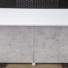 BESTA収納キャビネット(IKEA/収納コンビネーション/大理石調)の画像