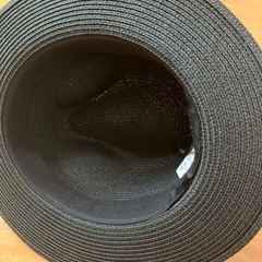 黒い帽子　の画像