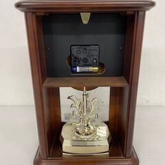 【CITIZEN】 シチズン リズム時計工業 時計 置時計 木枠 4SG675 の画像