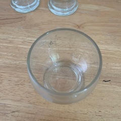 まるっこいフォルムが可愛いグラス 6個の画像