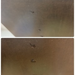 S166 ★ダイニングテーブル カフェテーブル 椅子3点セット 60cm幅 USED