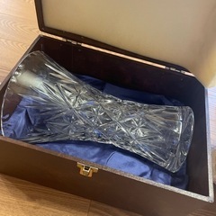 クリスタル 花瓶