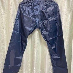 美品✨濃紺　170㎝厚手☂️レインコート🚲自転車通学通勤にの画像