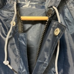 美品✨濃紺　170㎝厚手☂️レインコート🚲自転車通学通勤にの画像