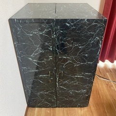 【大理石風木製大型収納箱】（その他多数出品しております。出品者ペ...