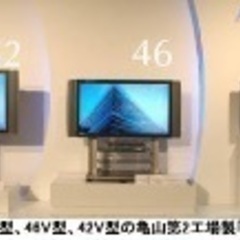 大型テレビ　世界の亀山モデルの画像