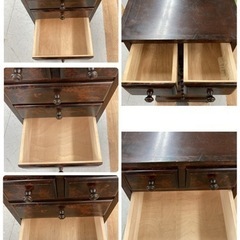S348 ★ レア 民芸家具 北海道 富良野 チェスト 収納家具 幅43.5cm USEDの画像