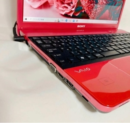VAIO　新品SSD256GB/webカメラ搭載　ピンク　メモリ8GB  Core3