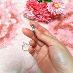 年代物♡軽くて♡つけやすい♡リング♡イヤリング♡の画像
