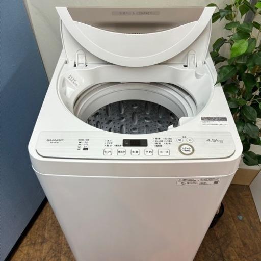 I754 ? SHARP 洗濯機 （4.5㎏） ⭐ 動作確認済 ⭐ クリーニング済