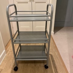 ［お取引き中］☆4月末まで限定値下げ【IKEA】ワゴン DRAGGAN  グレー
の画像