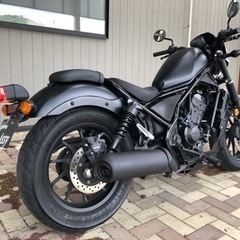 HONDA❗️レブル250 MC49 オールペイント　マッドブラック　USB充電付の画像