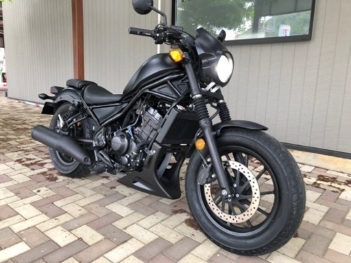 HONDA❗️レブル250 MC49 オールペイントマッドブラックUSB充電付