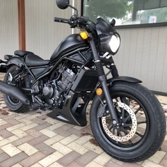 HONDA❗️レブル250 MC49 オールペイント　マッドブラック　USB充電付の画像
