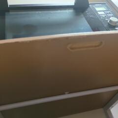 【受取予定者決定】レンジラック、レンジ台、レンジボード、キッチン収納、収納家具の画像