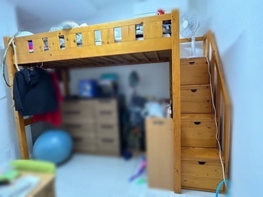 【sold out】家具　木製　 ロフトベッド