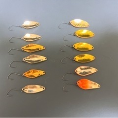エリアトラウト　スプーン　オレ金　オリカラ　ロデオクラフトの画像